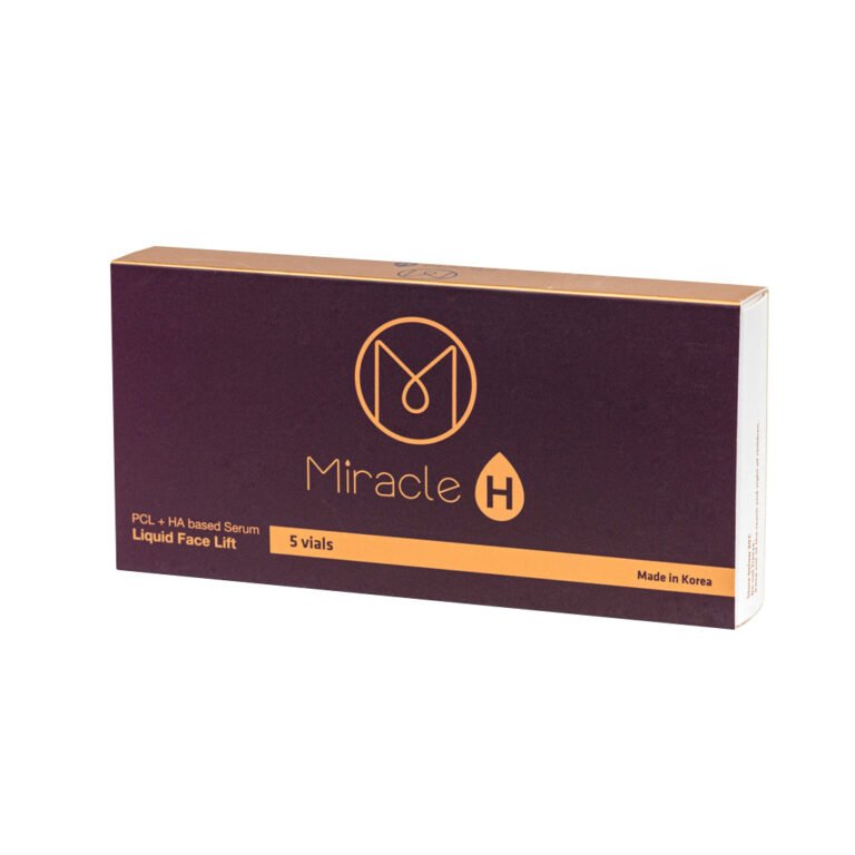 Miracle H hyaluronic acid skin booster syringe for deep hydration and skin rejuvenation