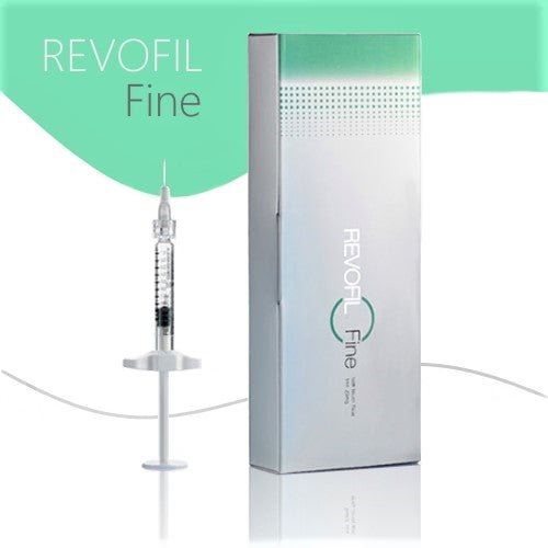 Revofil Fine dermal filler syringe for fine lines and delicate wrinkle correction