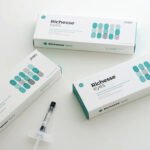 Richesse Eyes product packaging highlighting salmon DNA formulation-rosvia.com