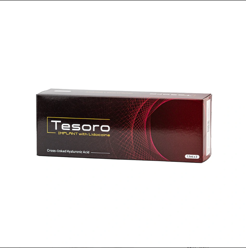 tesoro1 TESORO PRO IMPLANT with Lidocaine 1.1ml HA dermal filler for facial contouring and volume restoration