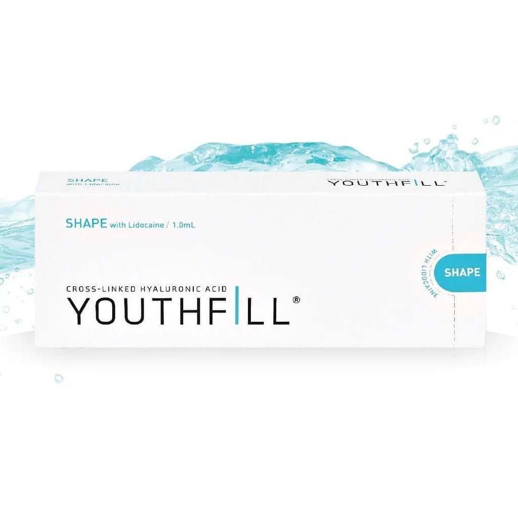 youthfill_shape_lidocaine_box-rosvia Youthfill Shape Lidocaine filler with syringe and packaging-rosvia.com